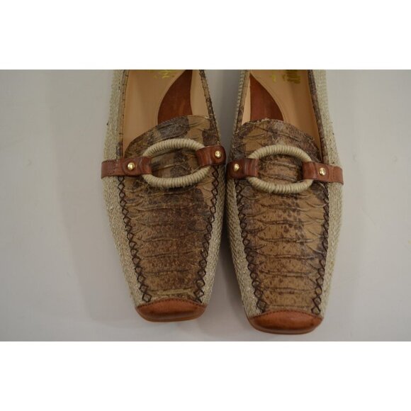 Ingledew's Amalfi by Rangoni Square Toe Loafers Made in Italy Size 9 AA - Picture 8 of 9